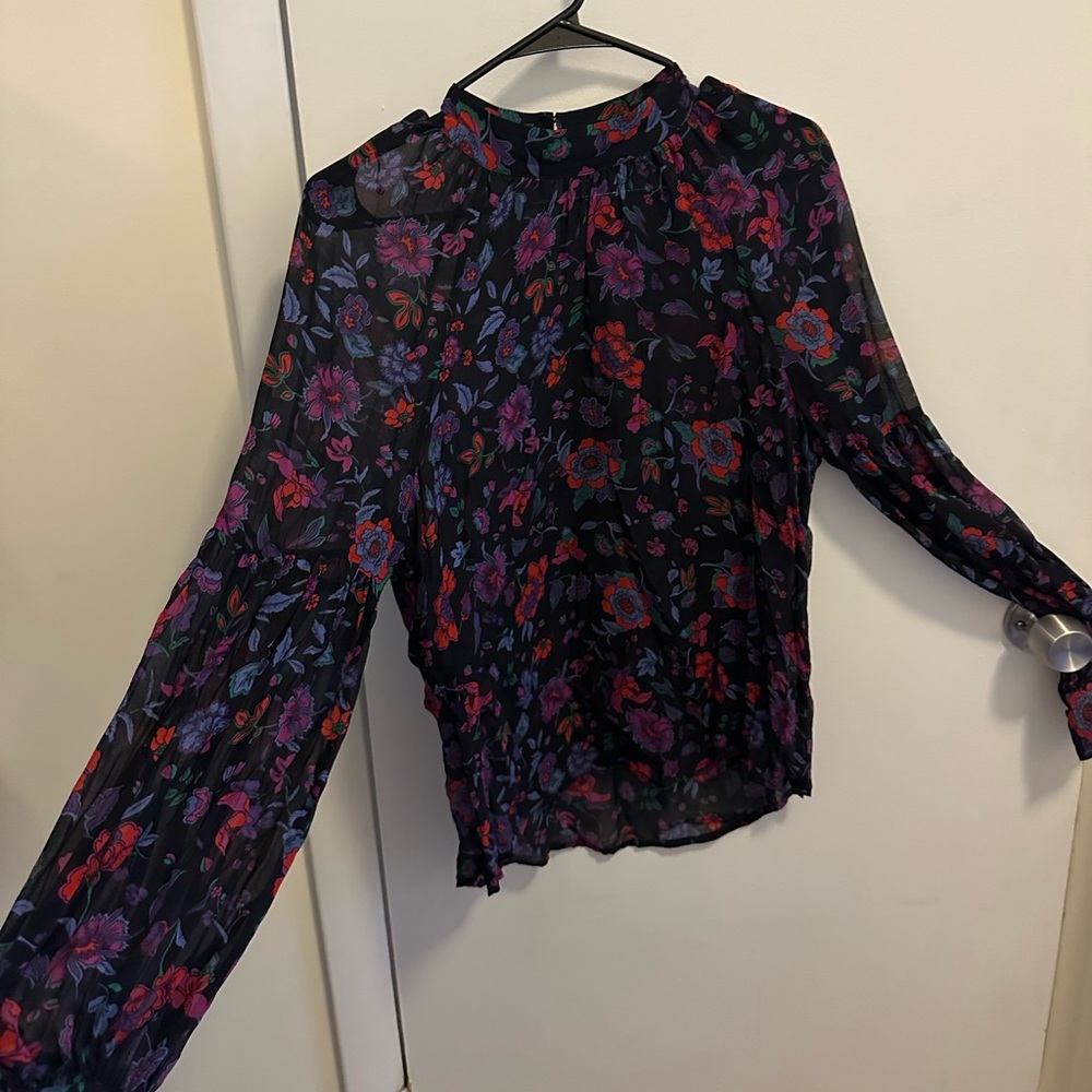 Veronica Beard Floral Blouse